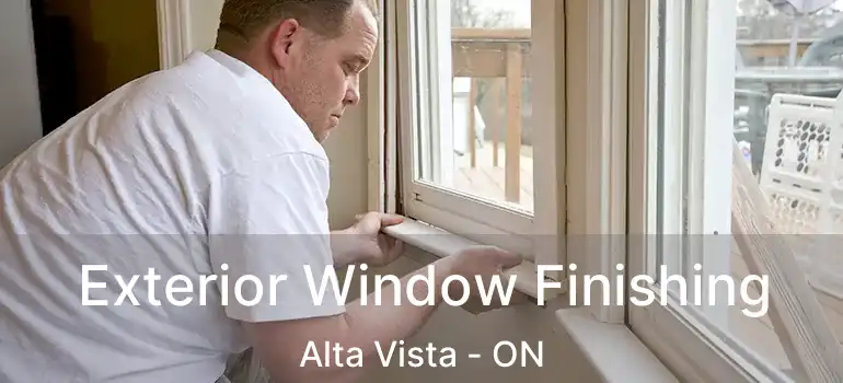 Exterior Window Finishing Alta Vista - ON