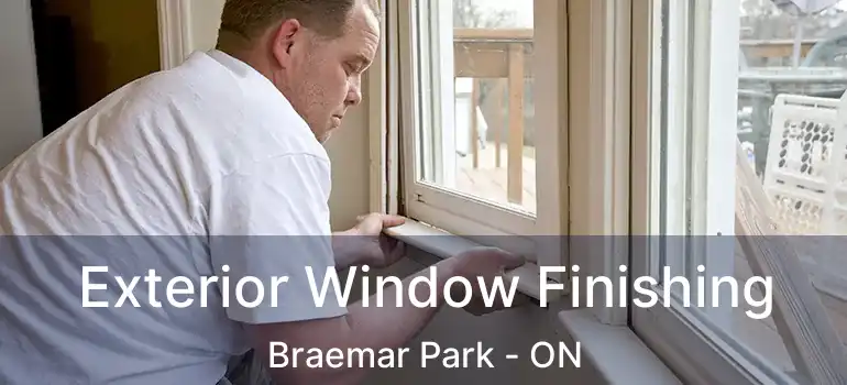 Exterior Window Finishing Braemar Park - ON