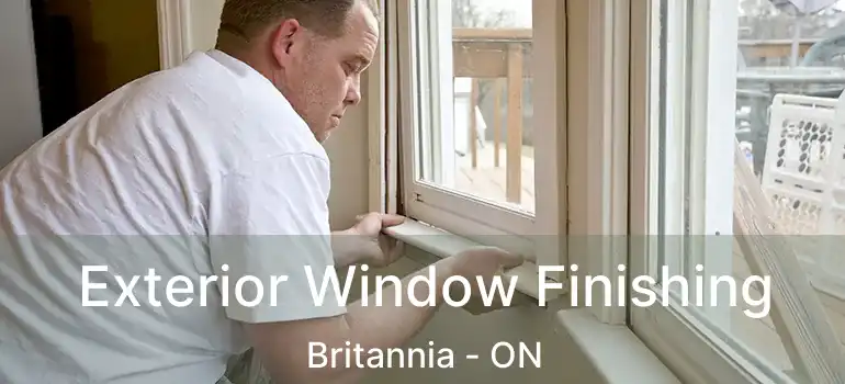 Exterior Window Finishing Britannia - ON