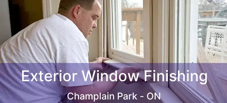 Exterior Window Finishing Champlain Park - ON