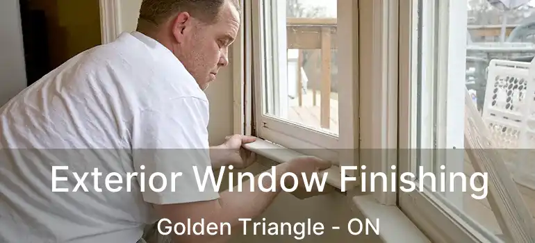  Exterior Window Finishing Golden Triangle - ON