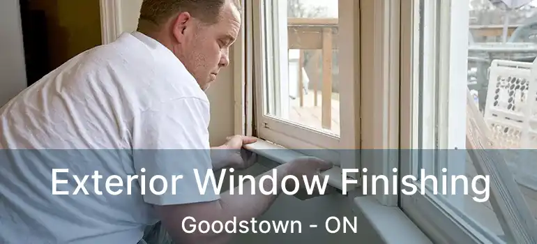Exterior Window Finishing Goodstown - ON