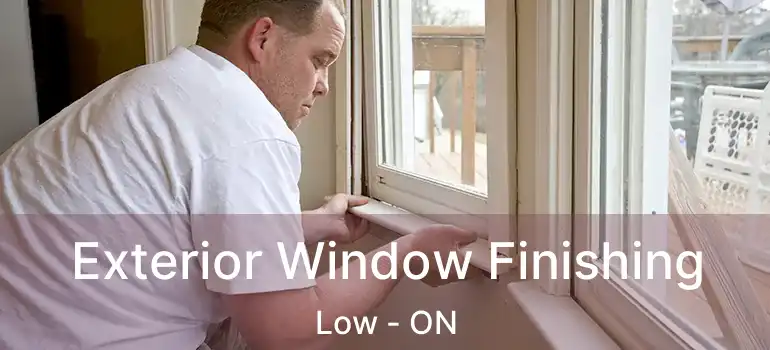 Exterior Window Finishing Low - ON