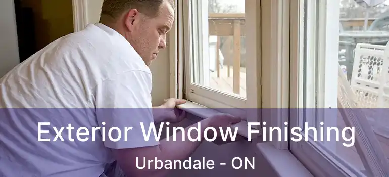 Exterior Window Finishing Urbandale - ON