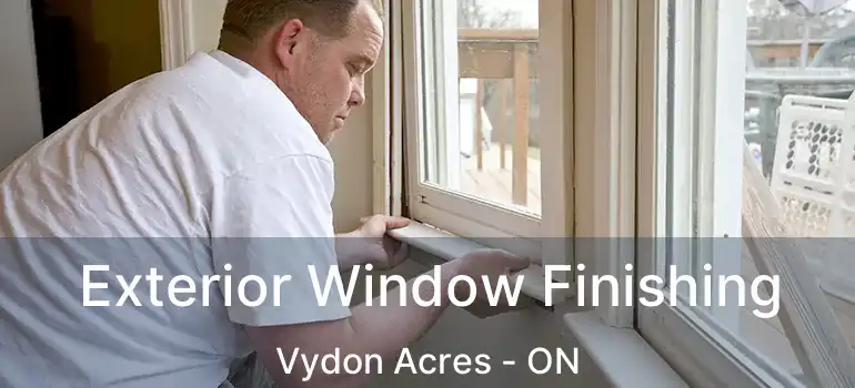 Exterior Window Finishing Vydon Acres - ON