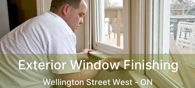  Exterior Window Finishing Wellington Street West - ON
