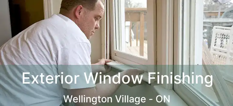  Exterior Window Finishing Wellington Village - ON