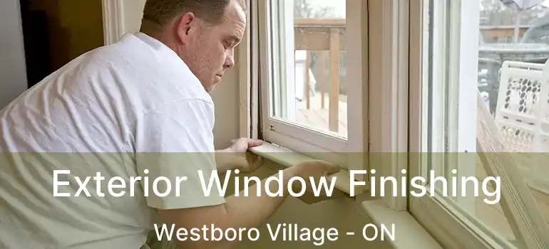  Exterior Window Finishing Westboro Village - ON