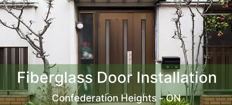 Fiberglass Door Installation Confederation Heights - ON