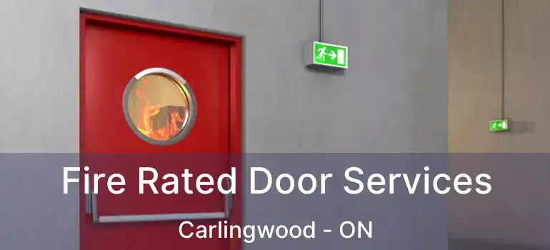  Fire Rated Door Services Carlingwood - ON