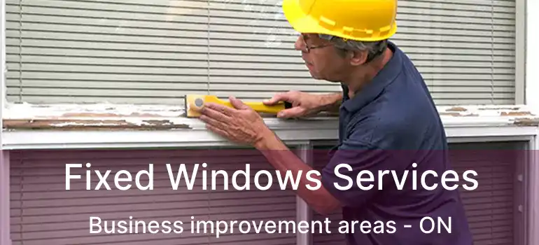 Fixed Windows Services Business improvement areas - ON