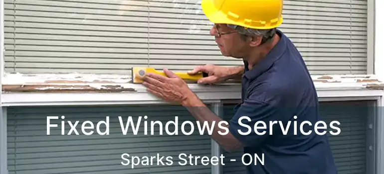 Fixed Windows Services Sparks Street - ON