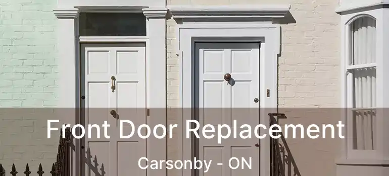 Front Door Replacement Carsonby - ON