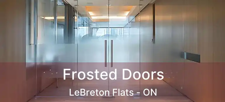 Frosted Doors LeBreton Flats - ON