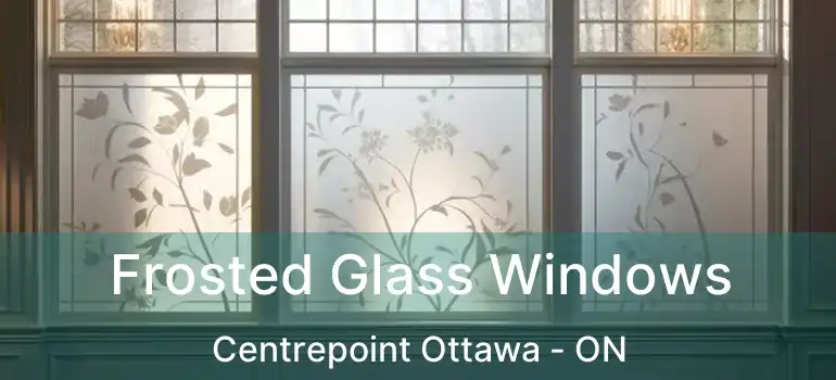 Frosted Glass Windows Centrepoint Ottawa - ON