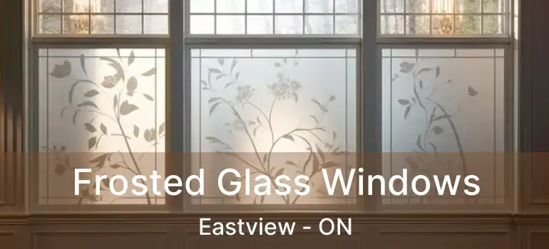 Frosted Glass Windows Eastview - ON