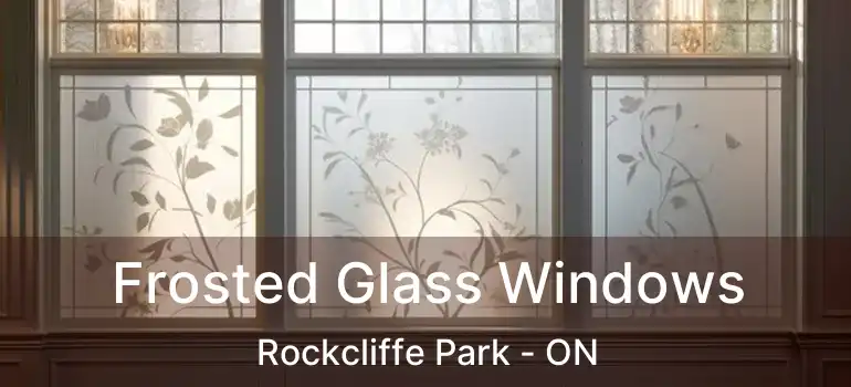 Frosted Glass Windows Rockcliffe Park - ON