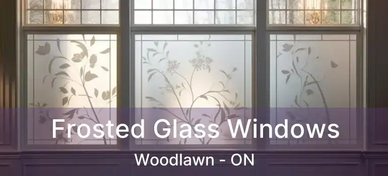 Frosted Glass Windows Woodlawn - ON