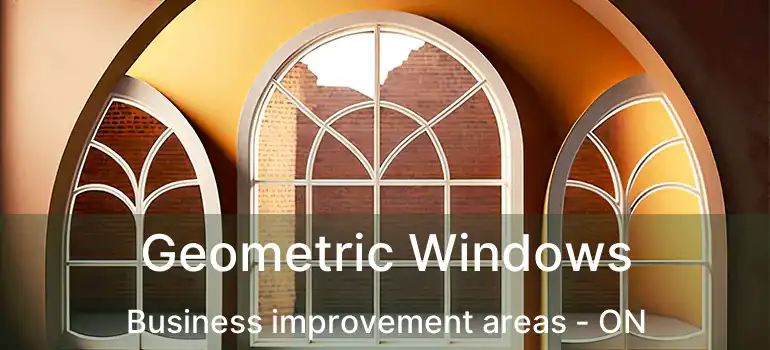 Geometric Windows Business improvement areas - ON