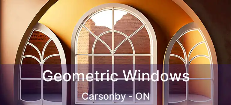 Geometric Windows Carsonby - ON