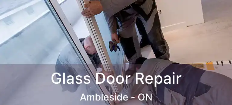 Glass Door Repair Ambleside - ON