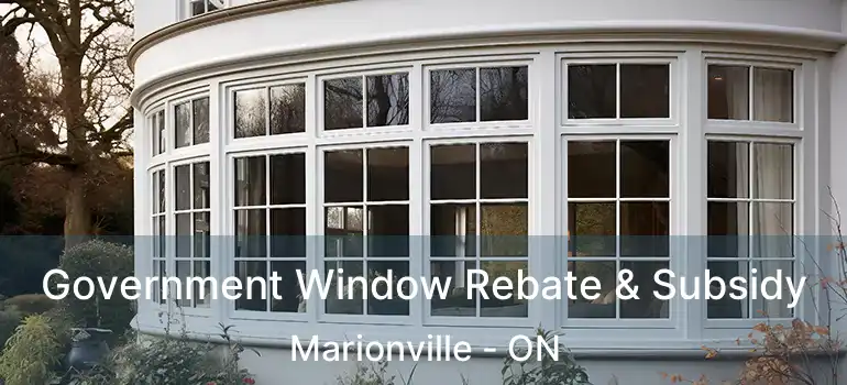  Government Window Rebate & Subsidy Marionville - ON