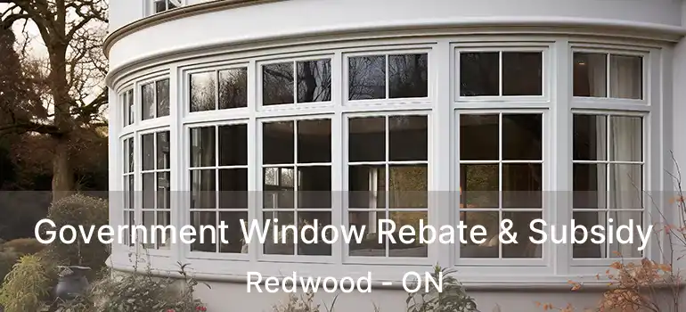  Government Window Rebate & Subsidy Redwood - ON