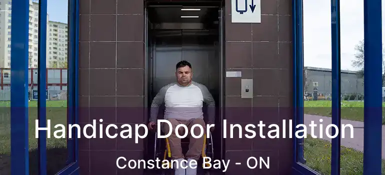  Handicap Door Installation Constance Bay - ON