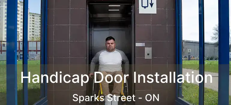 Handicap Door Installation Sparks Street - ON