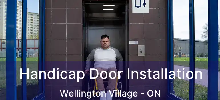  Handicap Door Installation Wellington Village - ON