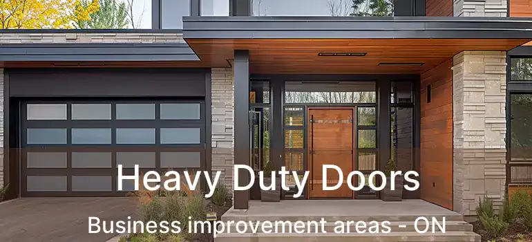  Heavy Duty Doors Business improvement areas - ON