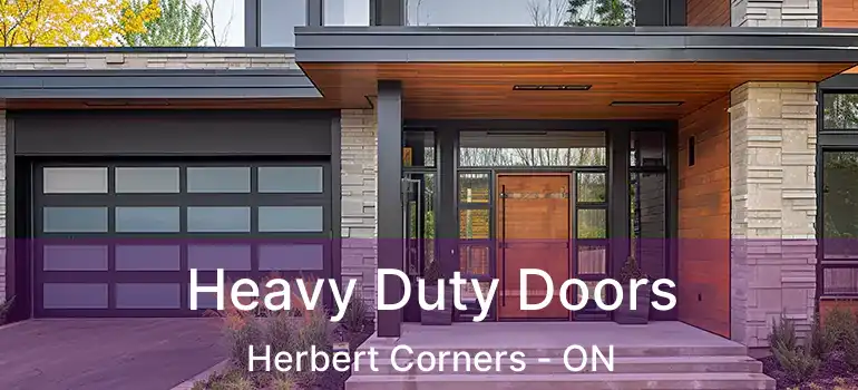 Heavy Duty Doors Herbert Corners - ON