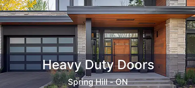 Heavy Duty Doors Spring Hill - ON