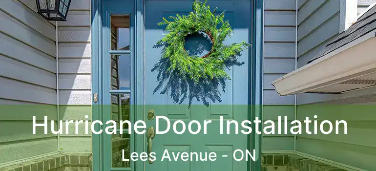 Hurricane Door Installation Lees Avenue - ON