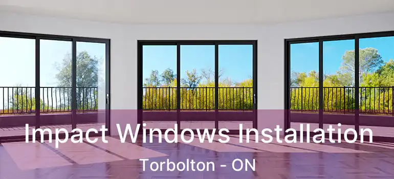 Impact Windows Installation Torbolton - ON