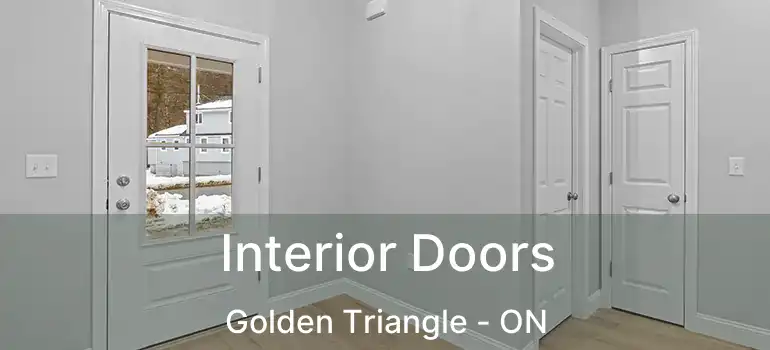 Interior Doors Golden Triangle - ON