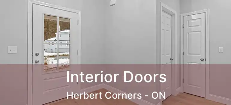 Interior Doors Herbert Corners - ON