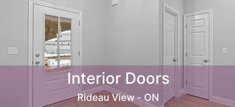  Interior Doors Rideau View - ON