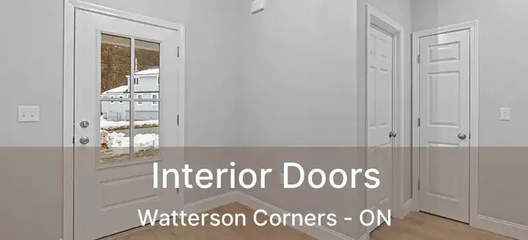 Interior Doors Watterson Corners - ON