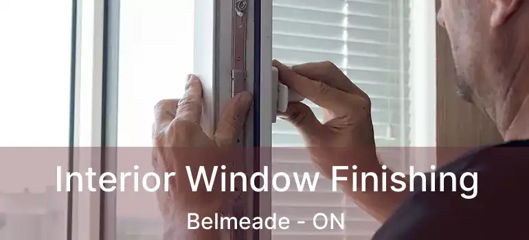 Interior Window Finishing Belmeade - ON