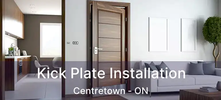 Kick Plate Installation Centretown - ON