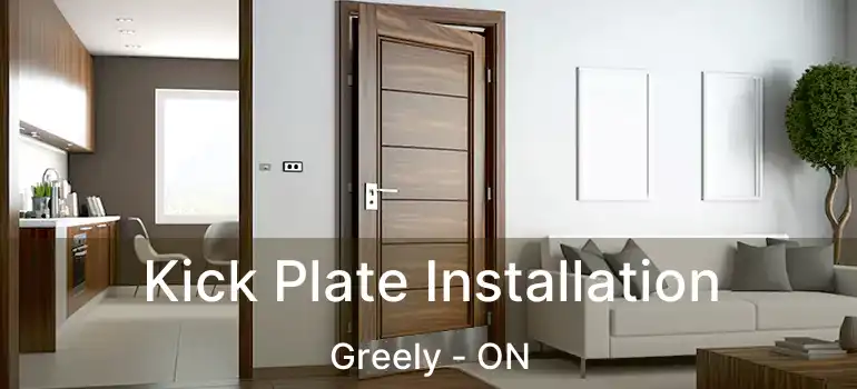 Kick Plate Installation Greely - ON