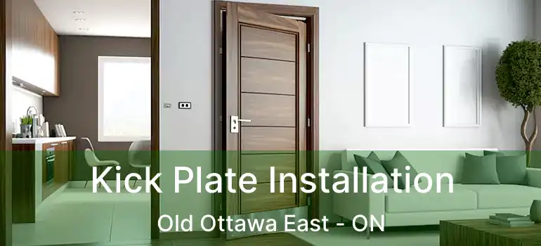 Kick Plate Installation Old Ottawa East - ON