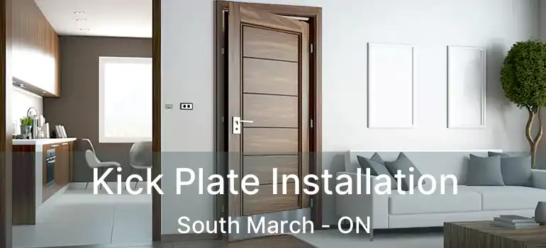 Kick Plate Installation South March - ON