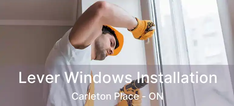 Lever Windows Installation Carleton Place - ON