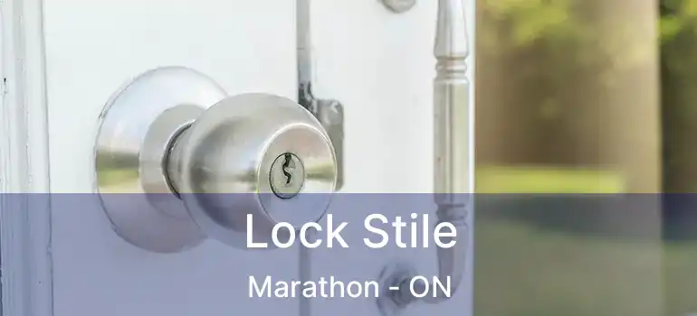 Lock Stile Marathon - ON