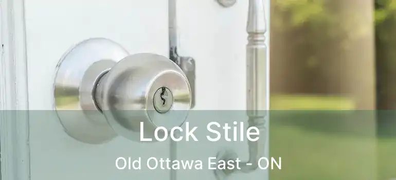  Lock Stile Old Ottawa East - ON