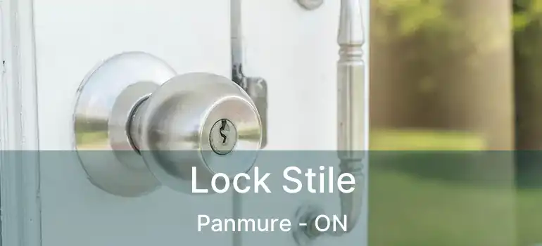 Lock Stile Panmure - ON