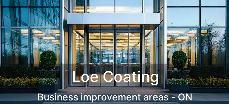 Loe Coating Business improvement areas - ON