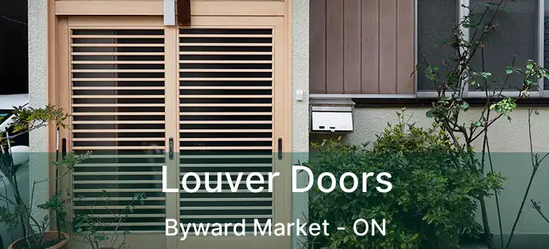  Louver Doors Byward Market - ON